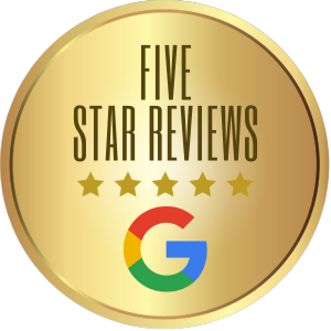 Five star Reviews Badge